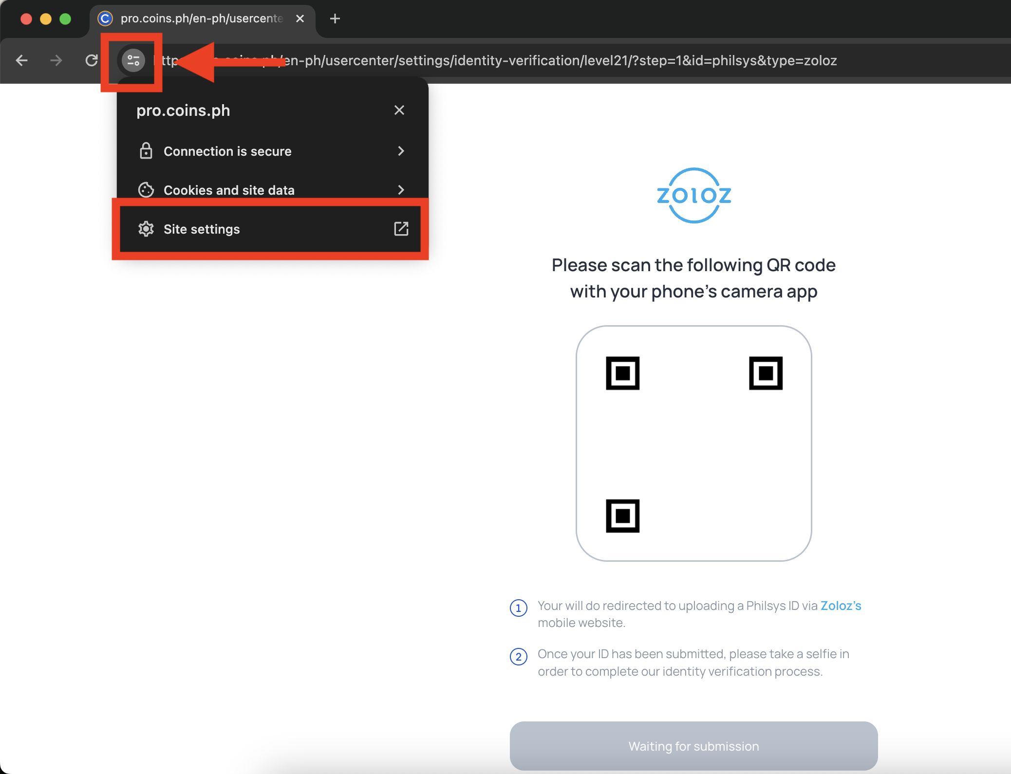 XYZ WEB Zoloz Camera Permissions.png